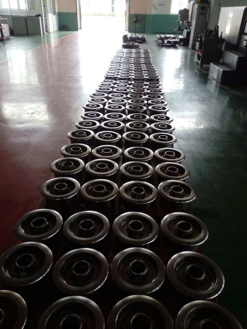 Industrial Steel Railway Cart Overhead Crane Rail Wheels