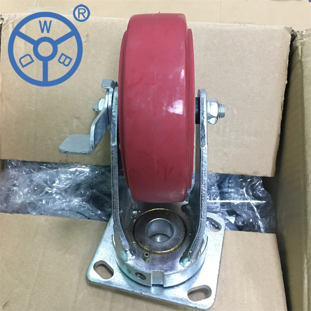 Hot Sale 4 Inch PVC Heavy Duty Industrial Plastic Core Swivel Plate Caster