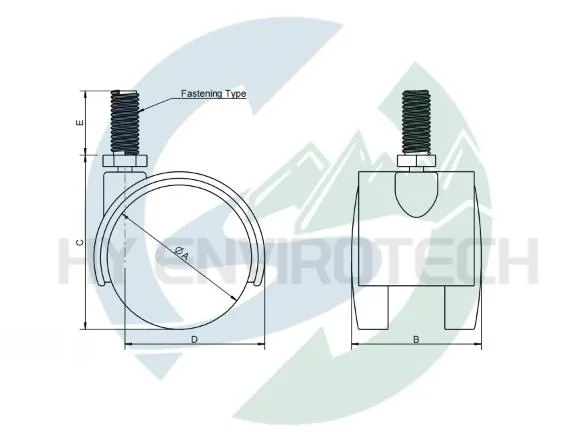 1.18"X1.18" (30X30mm) Polyolefin Furniture Twin Caster-Thread Stem From Hy Envirotech